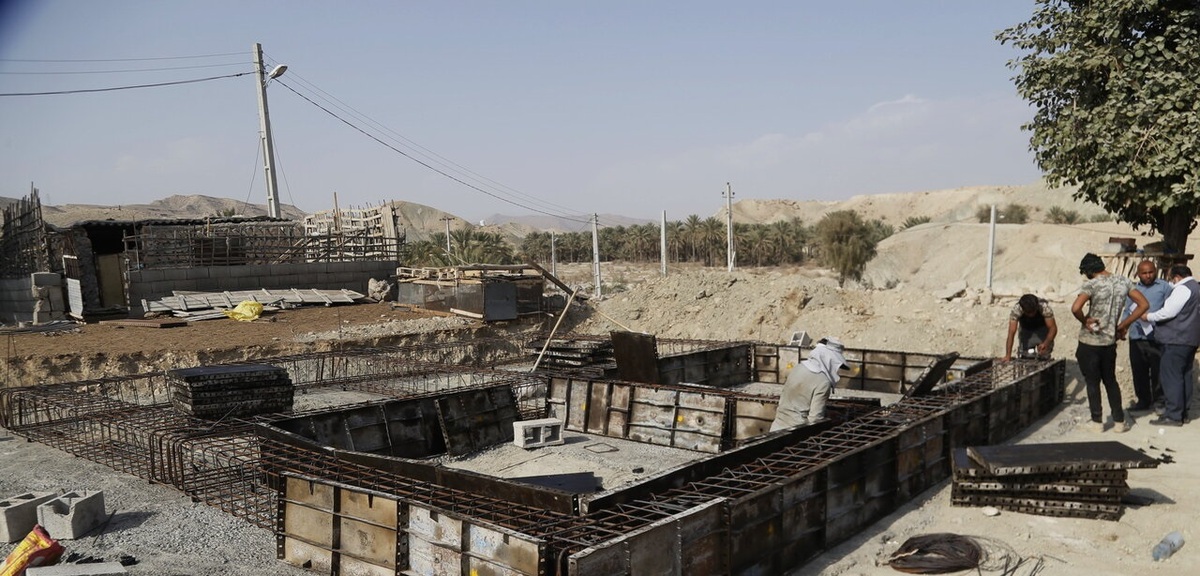 تصاویر| بازسازی مناطق زلزله زده روستای گیشان غربی