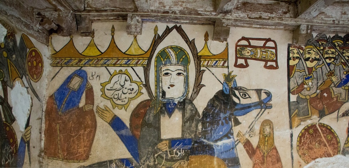 تصاویر| بقعه آقا سید ابراهیم، امامزاده‌ای با نقاشی دیواری