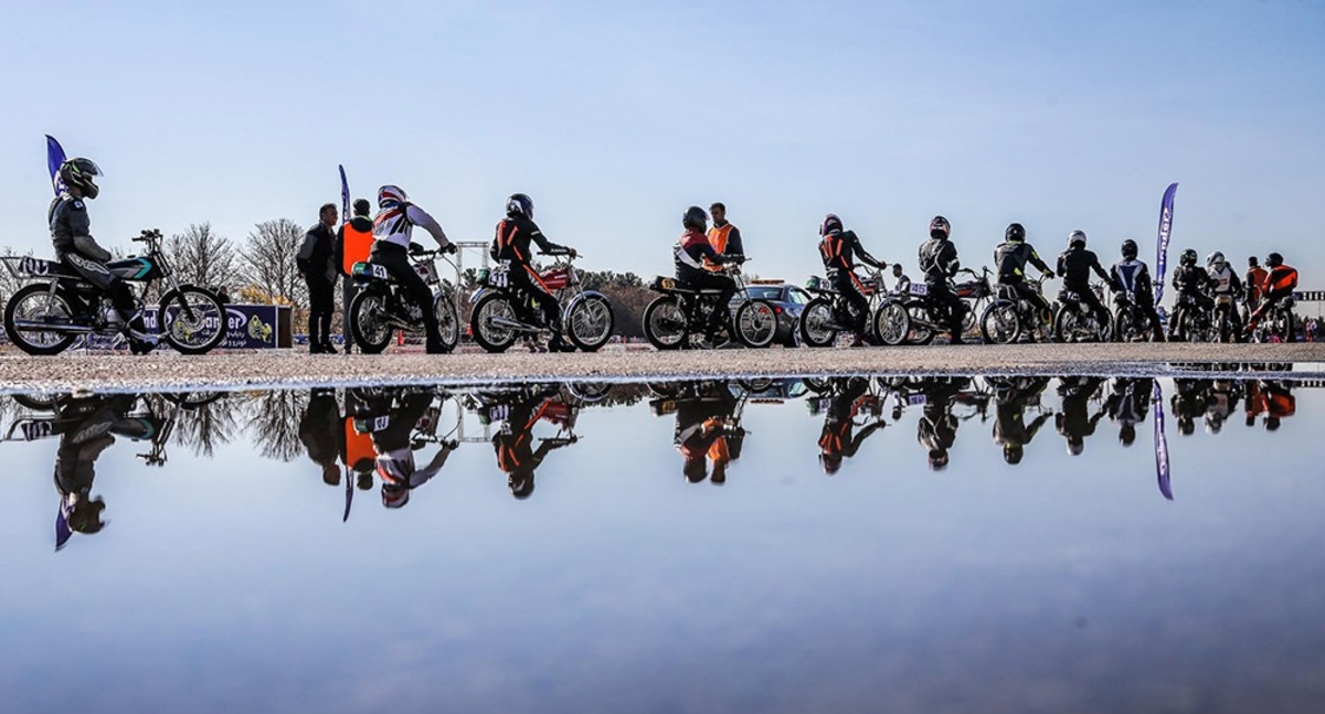 تصاویر| مسابقات موتورسواری سرعت