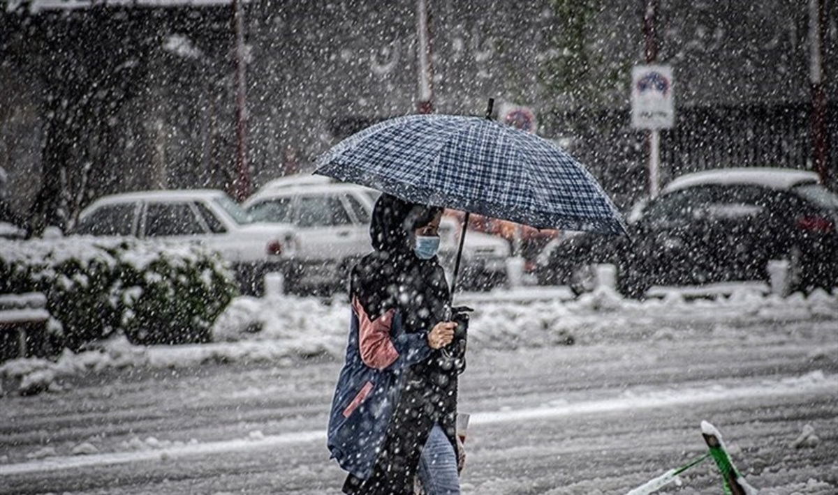 بارش برف و باران از دوشنبه در ۱۵ استان