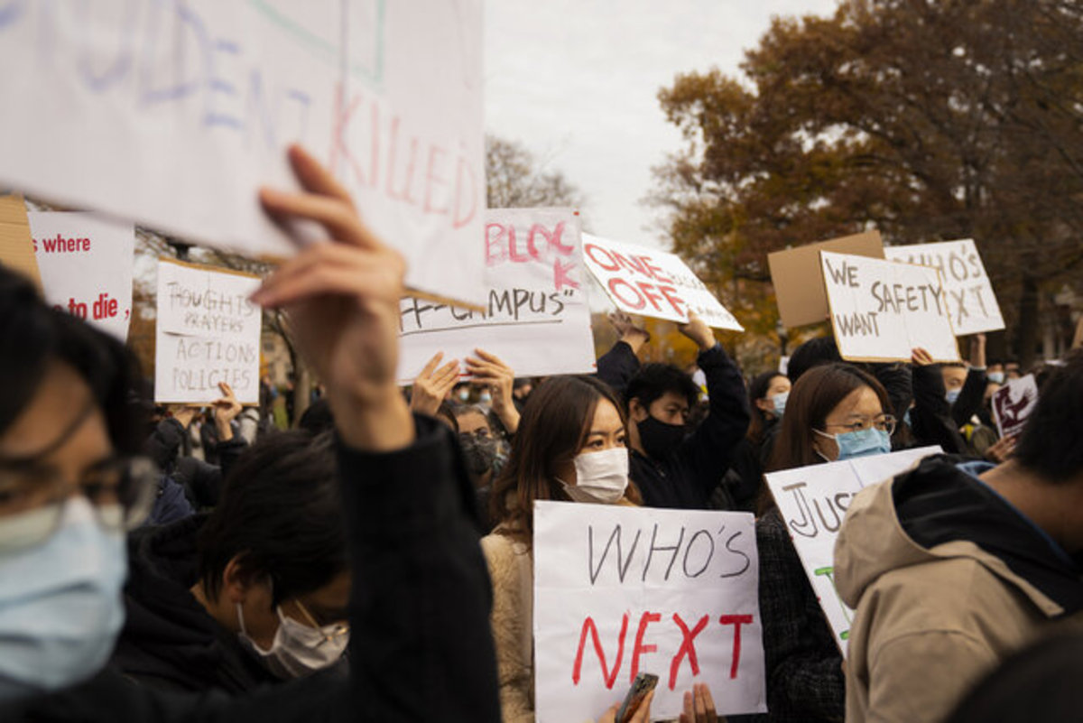 اعتراض دانشجویان دانشگاه آمریکایی در پی قتل یک دانشجو