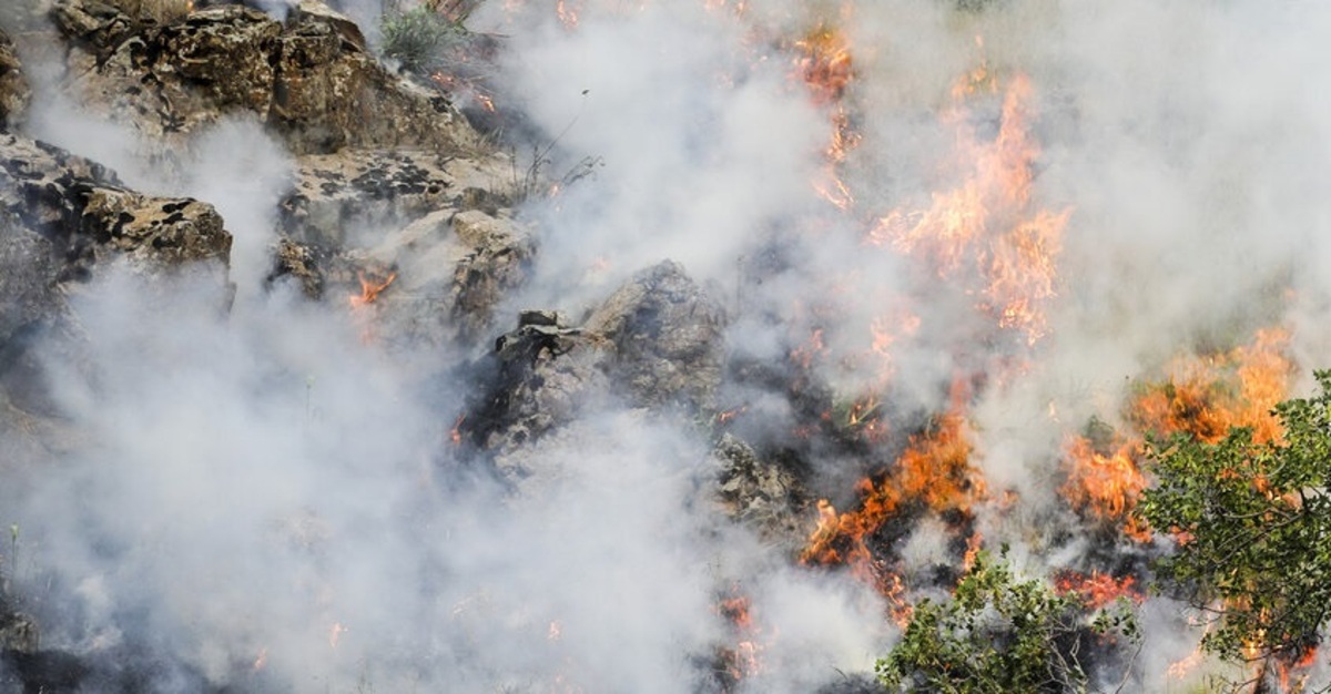 آتش‌سوزی در جنگل‌های فومن و رودبار