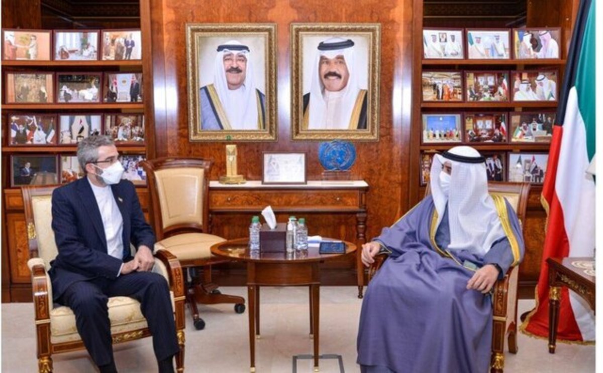 رایزنی باقری با وزیر خارجه کویت