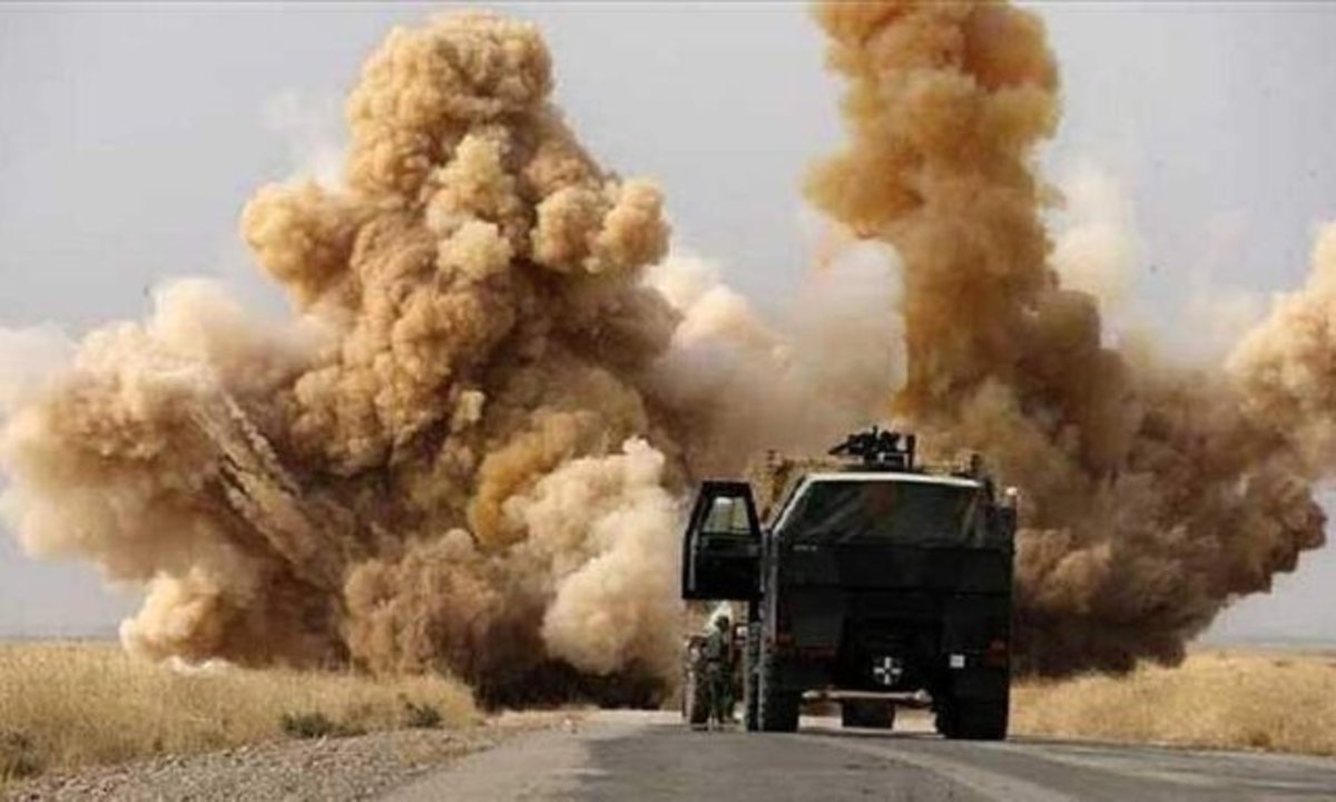 کاروان لجستیکی آمریکا در جنوب عراق هدف قرار گرفت