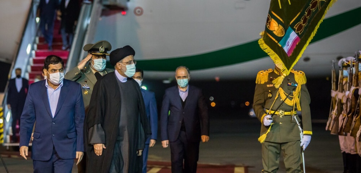 تصاویر| مراسم استقبال از رئیسی در بازگشت از ترکمنستان