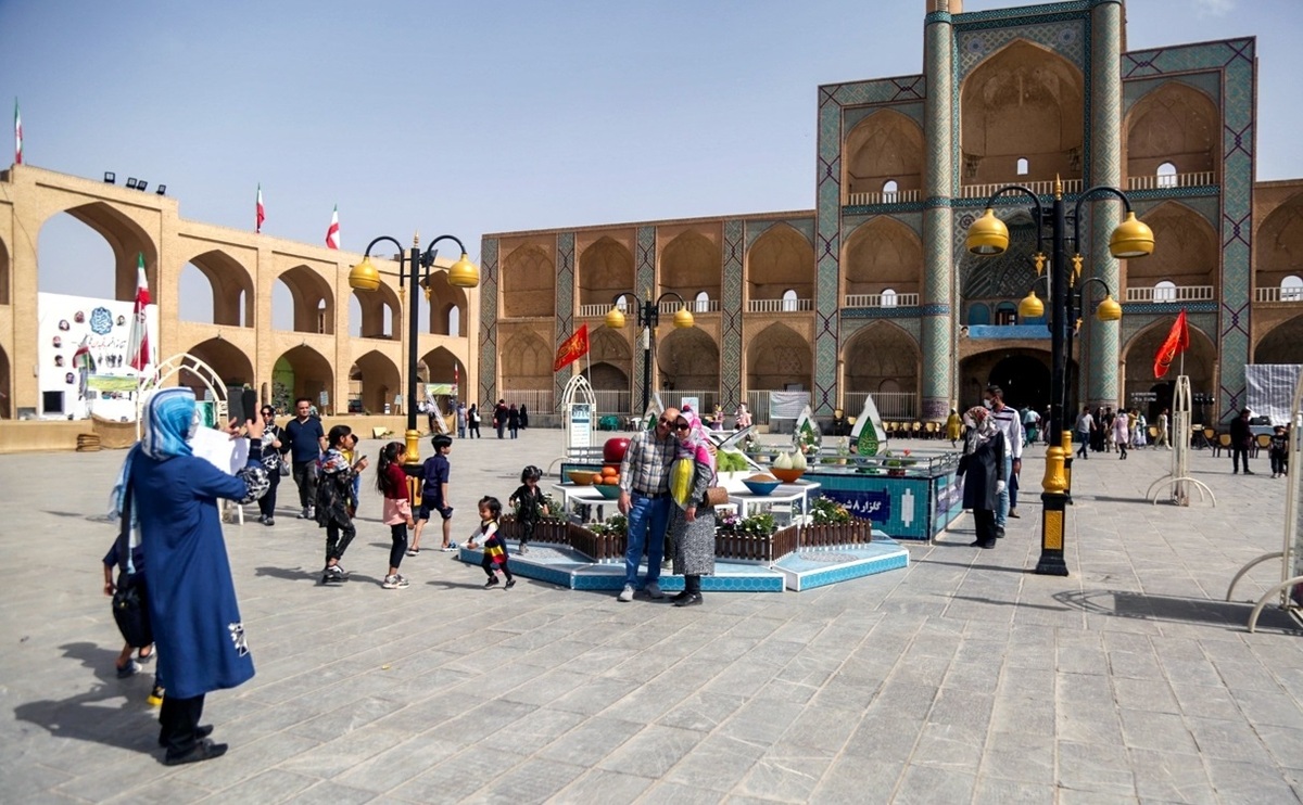 تصاویر| شهر تاریخی یزد در تعطیلات نوروزی