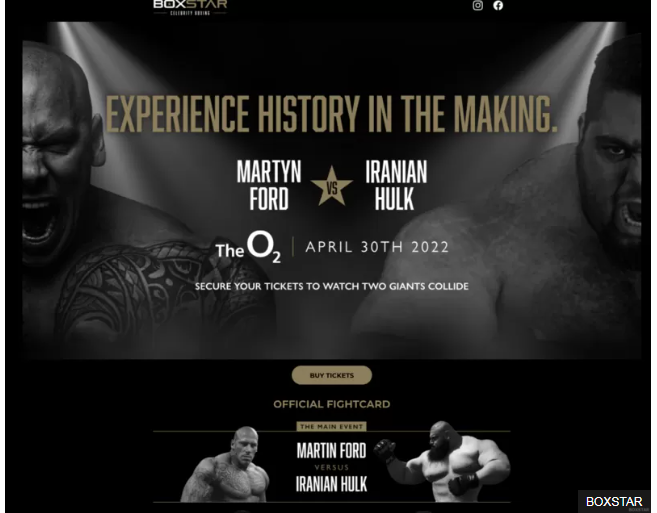 چرا مسابقه «هالک ایرانی» و «مارتین فورد» در لندن لغو شد؟