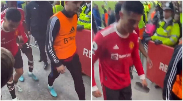 شکست یونایتد و برخورد تند رونالدو با هوادار اورتون شکست یونایتد و برخورد تند رونالدو با هوادار اورتون