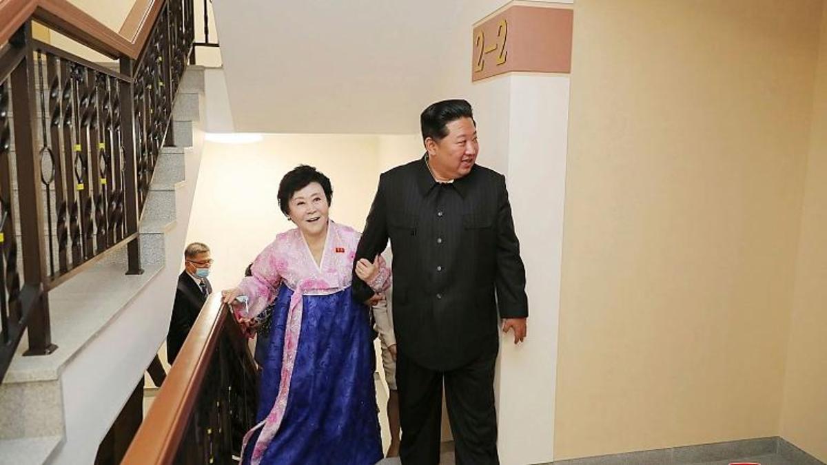 هدیه لاکچری رهبر کره شمالی به بانوی صورتی