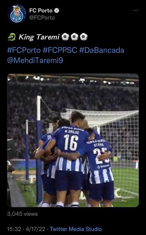 لقب جدید طارمی در باشگاه پورتو/عکس لقب جدید طارمی در باشگاه پورتو/عکس
