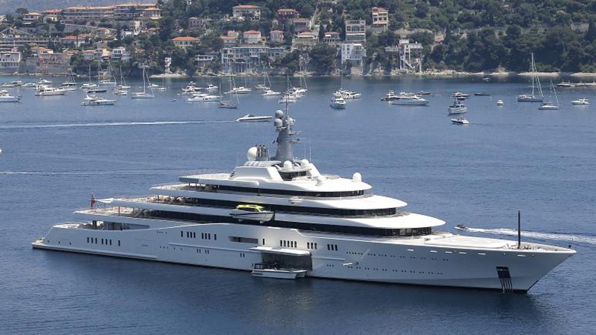 قایق تفریحی ۹۰۰ میلیون یورویی آبراموویچ در بدروم ترکیه