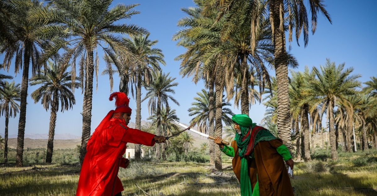 تصاویر| تعزیه خوانی در بخش احمدی هرمزگان