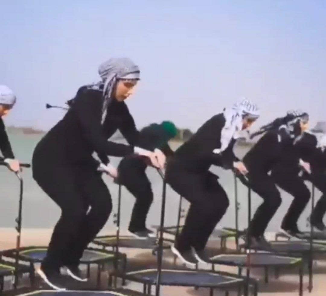 عکس| جنجال جامپینگ فیتنس زنان ماهشهری عکس| جنجال جامپینگ فیتنس زنان ماهشهری