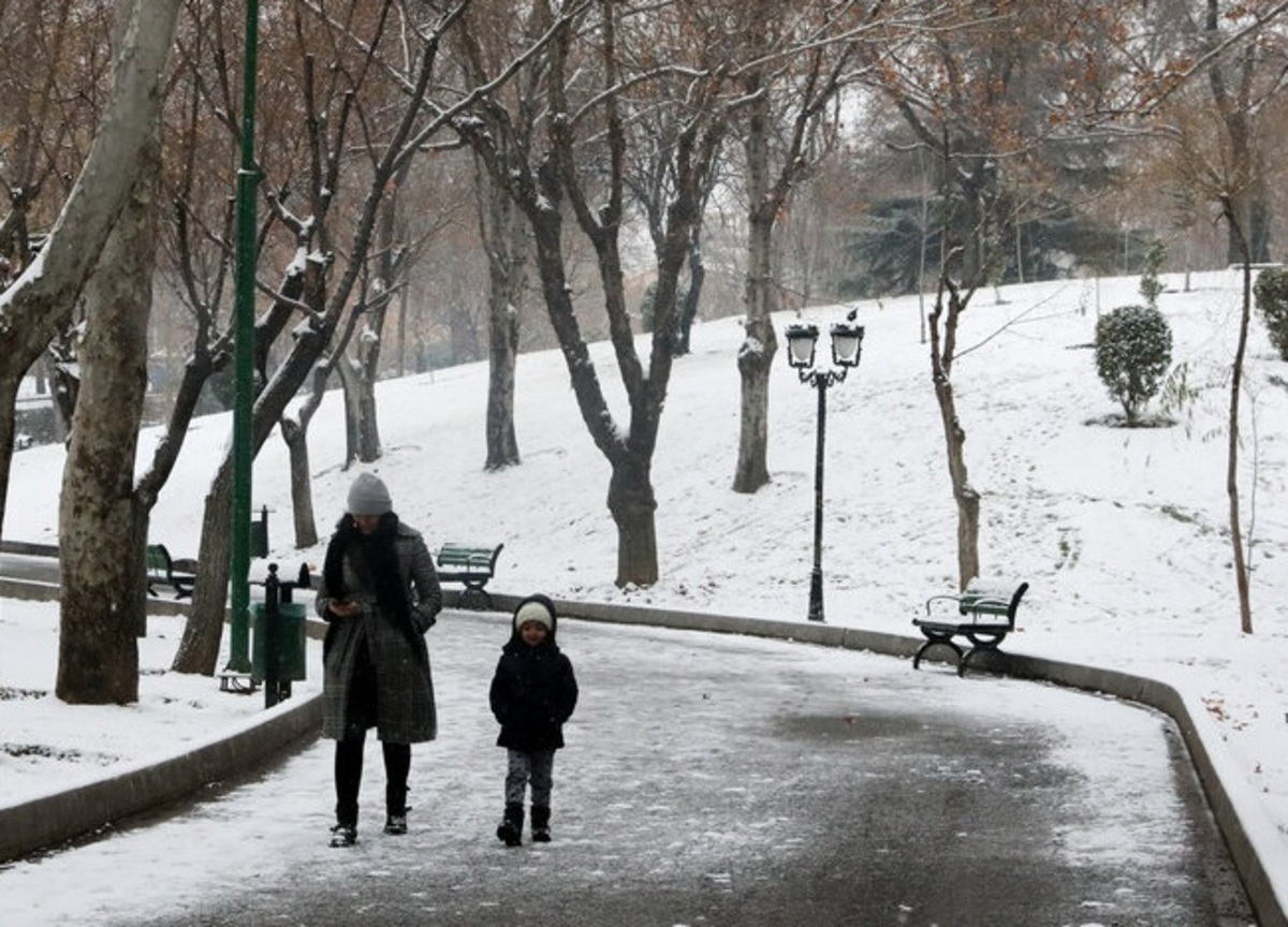 تصاویر| تهران زیر صفر