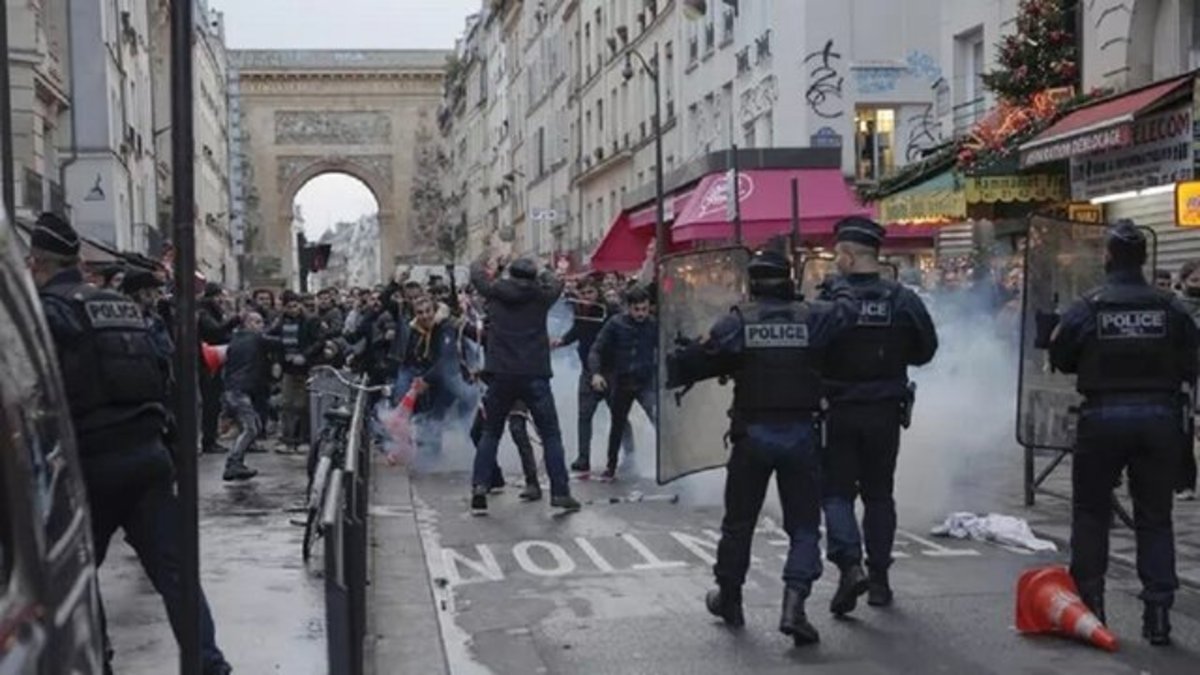 بازداشت ۱۱ نفر و زخمی‌شدن ۳۰ افسر پلیس در ناآرامی‌های پاریس