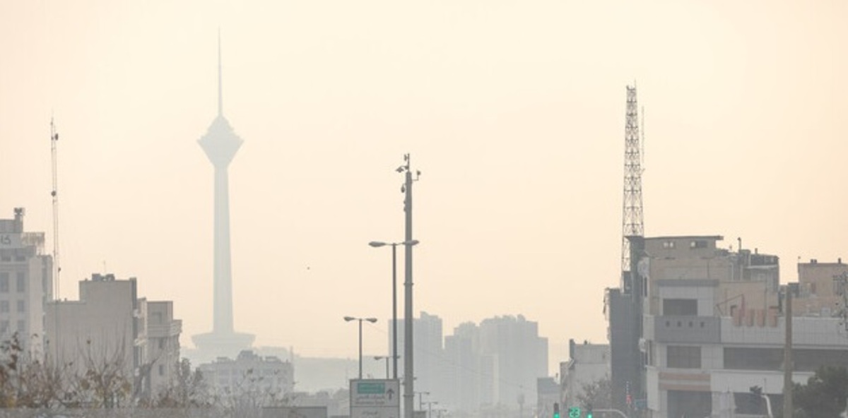 کاهش کیفیت هوا در مناطق پرتردد تهران