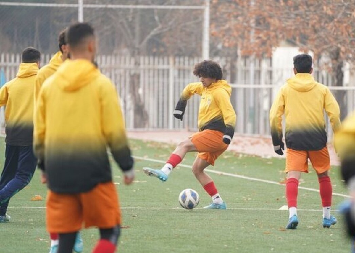 بازی دوستانه تیم فوتبال جوانان ایران در اردوی تهران