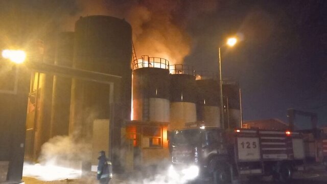 تکذیب حمله پهپادی در آذرشهر/ علت آتش سوزی در کارخانه تصفیه روغن چه بود؟