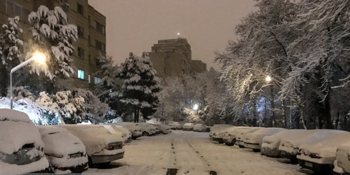 چتر بارش برف و باران بر سر ایران
