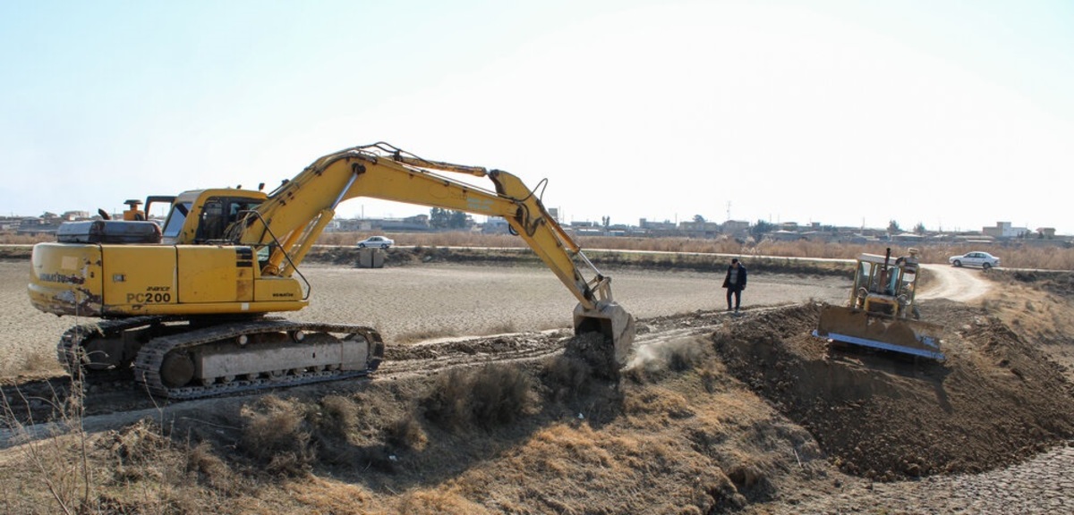 تصاویر| تخریب آب‌بندان‌های حاشیه رودخانه گرگانرود