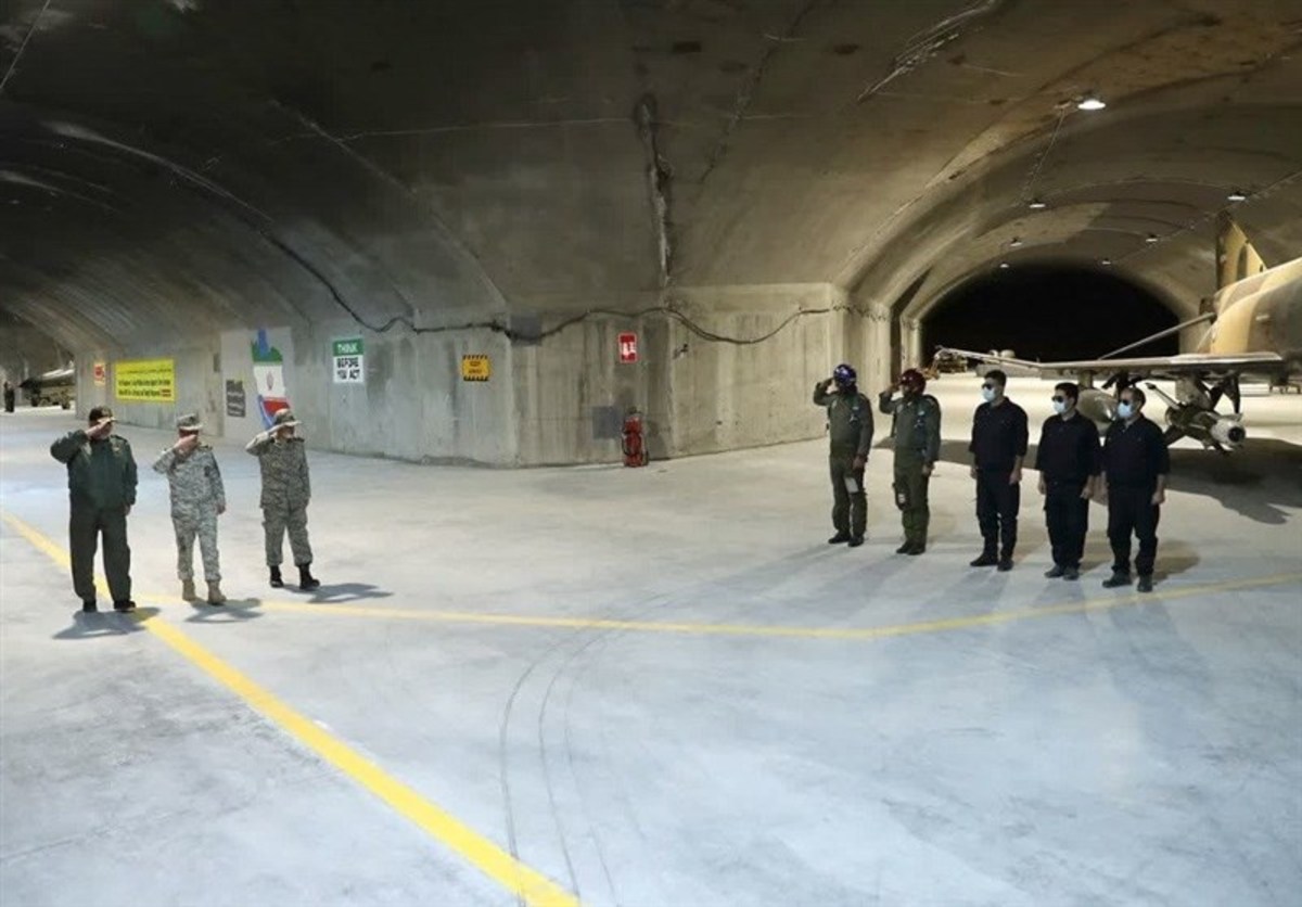 عکس| اولین پایگاه زیرزمینی نیروی هوایی ارتش با نام «عقاب۴۴» رونمایی شد