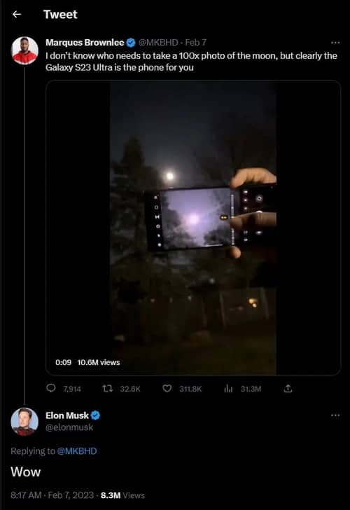 ایلان ماسک از دوربین این تلفن‌همراه تمجید کرد!