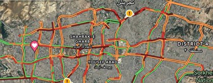 عکس| تهران قفل شد/ شهرداری: ترافیک عادی است!