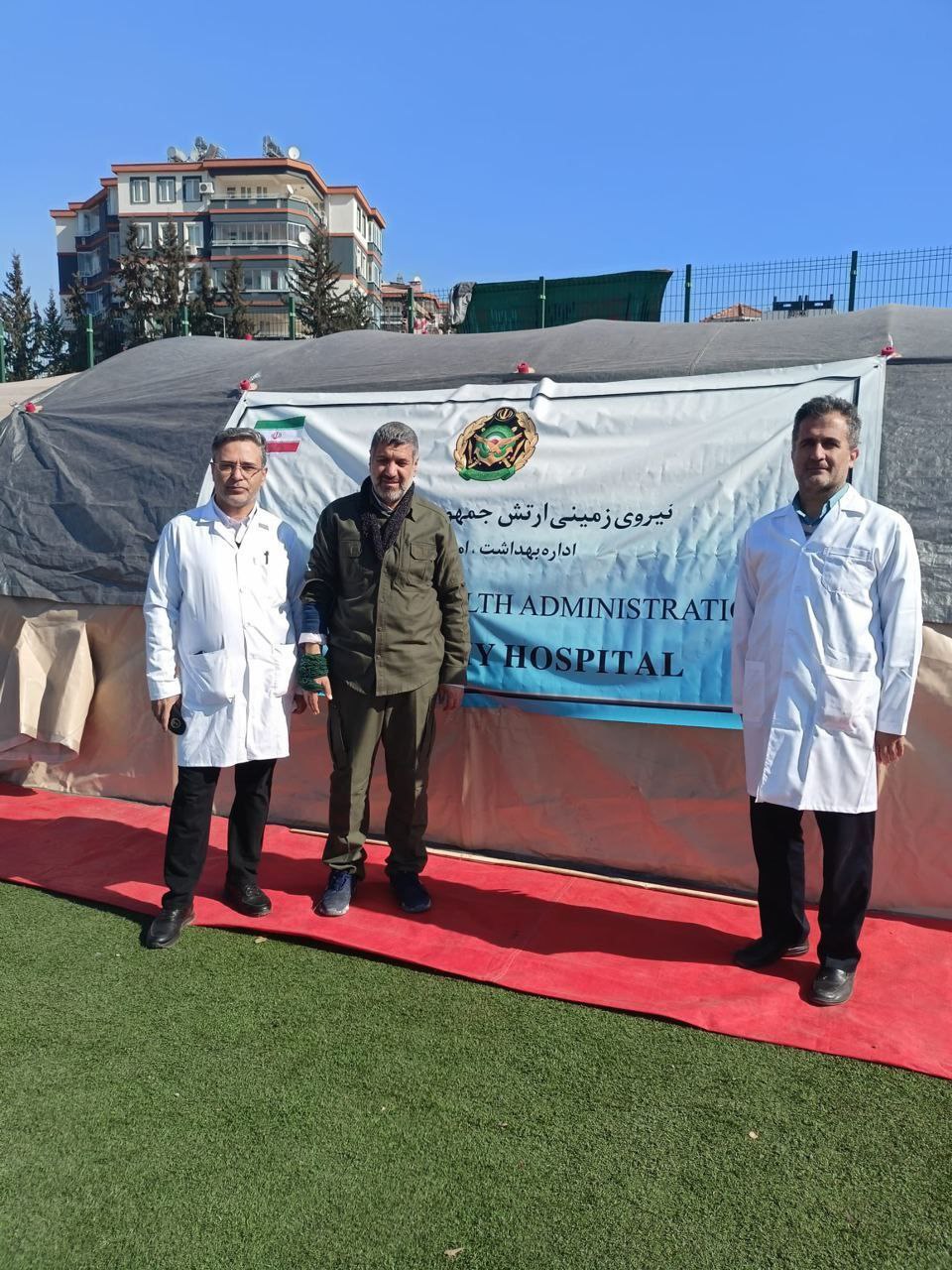 تصاویر| بیمارستان صحرایی ایران در منطقه زلزله‌زده آدی‌یامان ترکیه