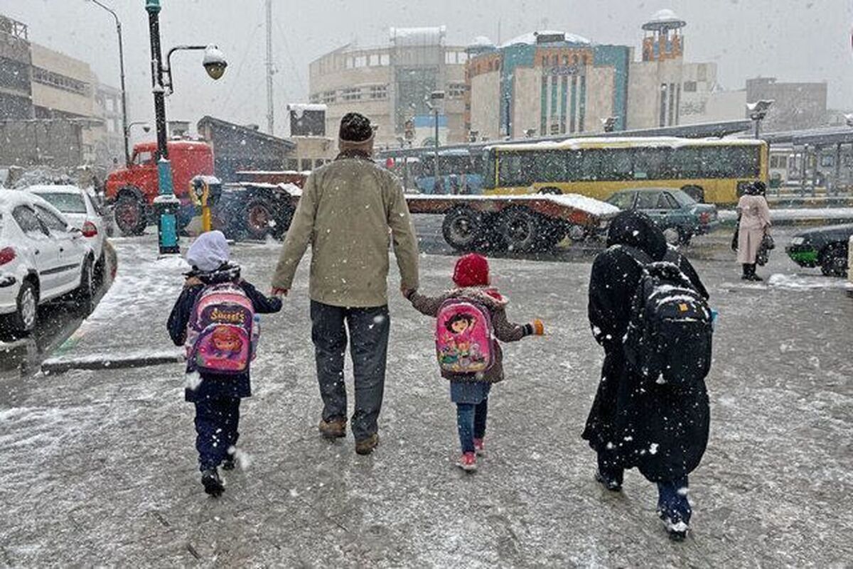 فردا مدارس تهران دیرتر باز می‌شود/ تعطیلی مدارس چهار شهر استان تهران