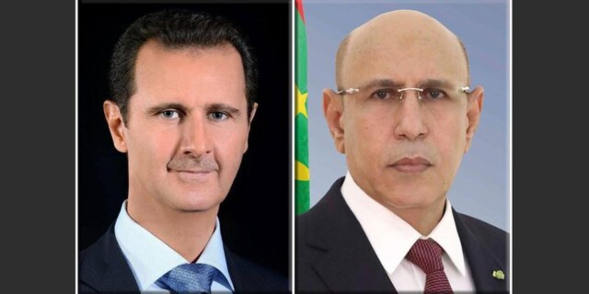 تماس تلفنی رئیس‌جمهور موریتانی با اسد