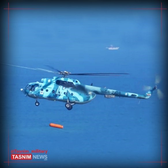 بالگردهای هوادریای سپاه به مینهای دریایی مجهز شدند بالگردهای هوادریای سپاه به مینهای دریایی مجهز شدند