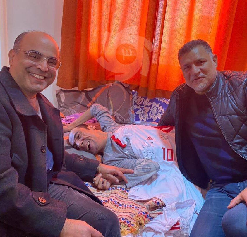 عکس| لبخند علی دایی در یک تصویر عاشقانه