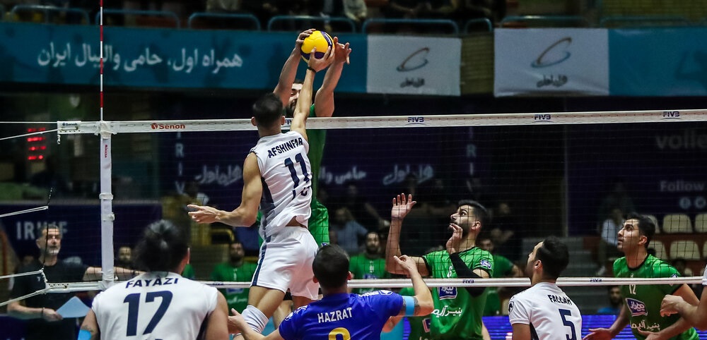 تصاویر| بازی نیمه نهایی لیگ برتر والیبال