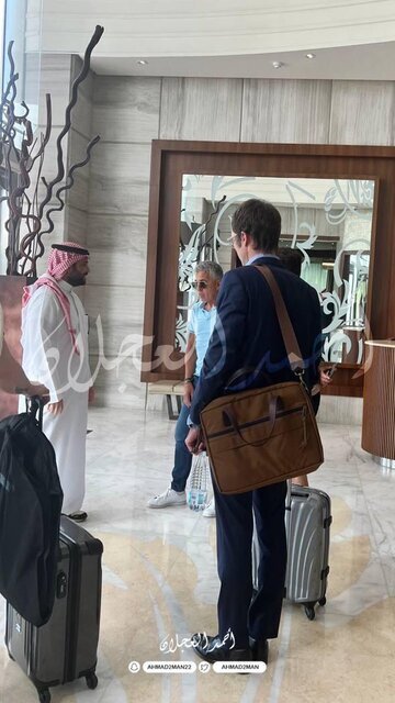 مدیر برنامه‌های مسی در عربستان دیده شد