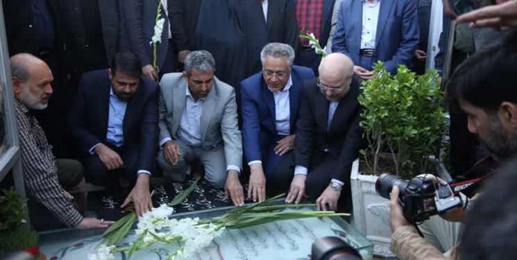 عکس| قالیباف وارد کرمان شد