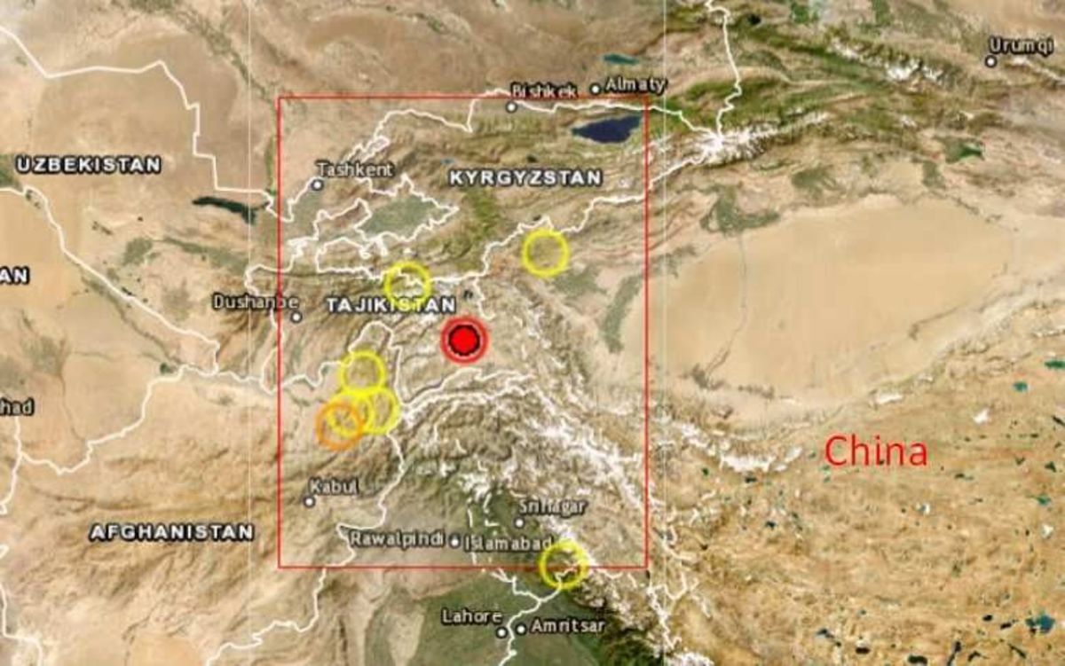 زمین‌لرزه شدید تاجیکستان را لرزاند