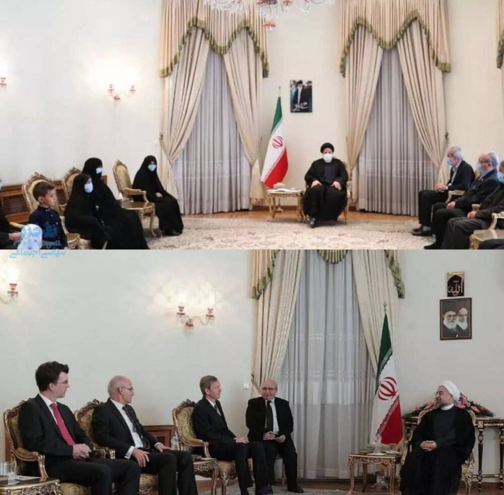 انتقاد آذری جهرمی به حذف تصویر امام خمینی از اتاق ملاقات رئیسی + عکس