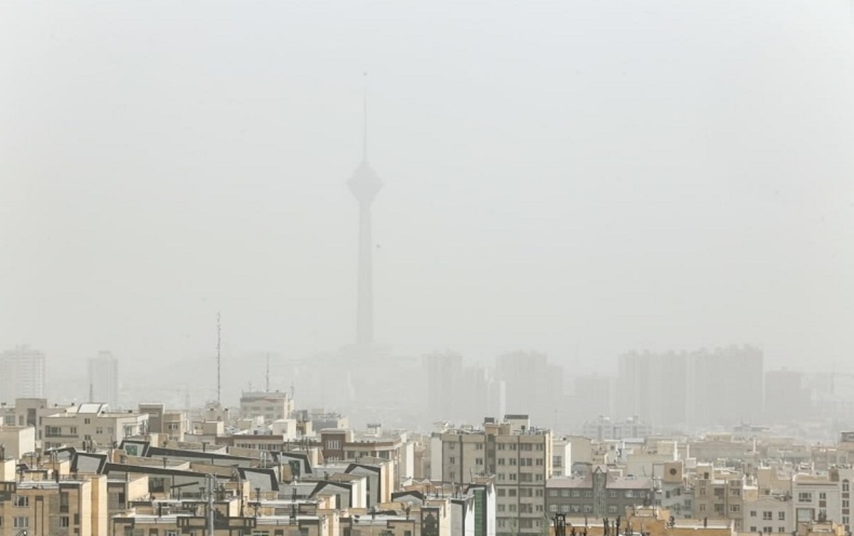 افزایش حجم گرد و غبار در تهران و کاهش کیفیت هوا