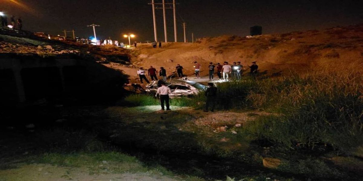 سقوط مرگبار زانتیا به رودخانه در شیراز