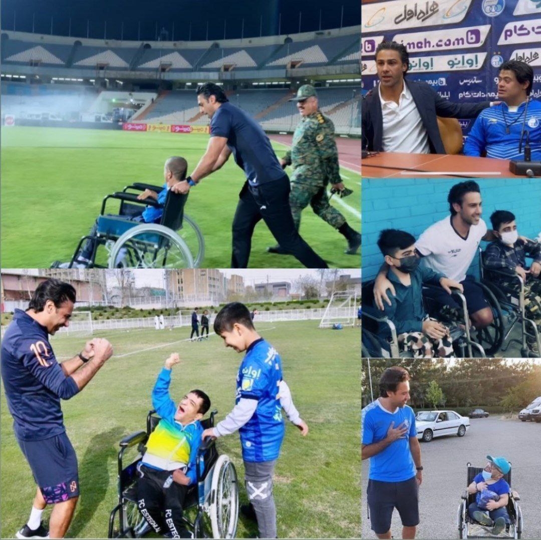 رقابت جالب علی کریمی/عکس