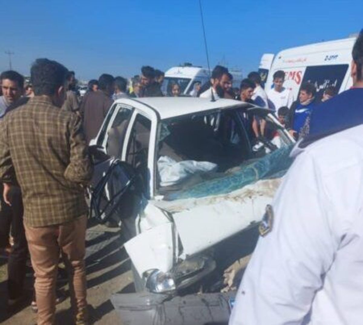 تصادف در جاده پارس‌آباد به بیله‌سوار با ۶ کشته و مصدوم