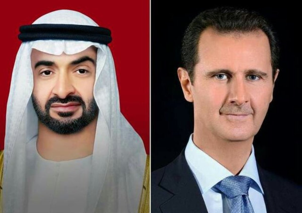 بشار اسد به بن زاید تبریک گفت