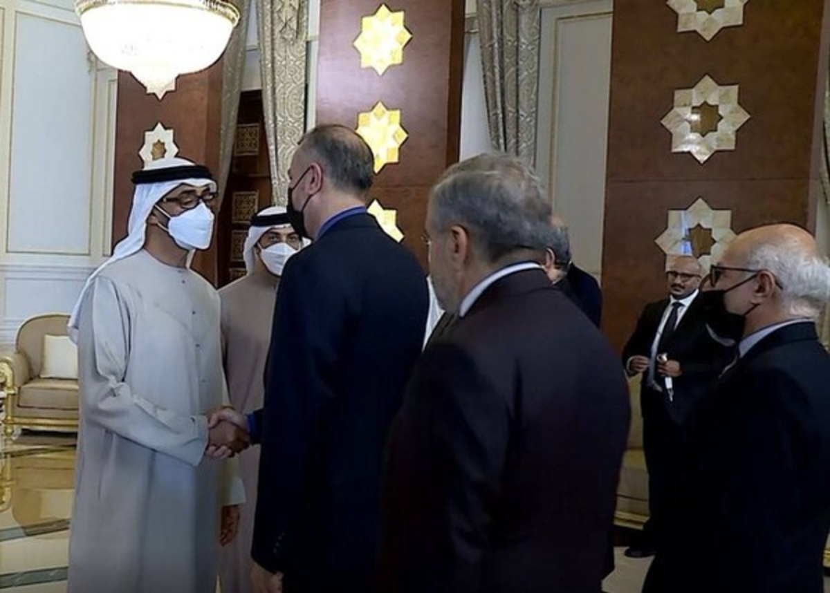 حضور امیرعبداللهیان در مراسم یادبود رئیس امارات