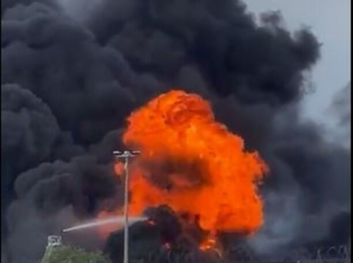 انفجار و آتش‌سوزی نزدیک فرودگاه ژنو و لغو پروازها