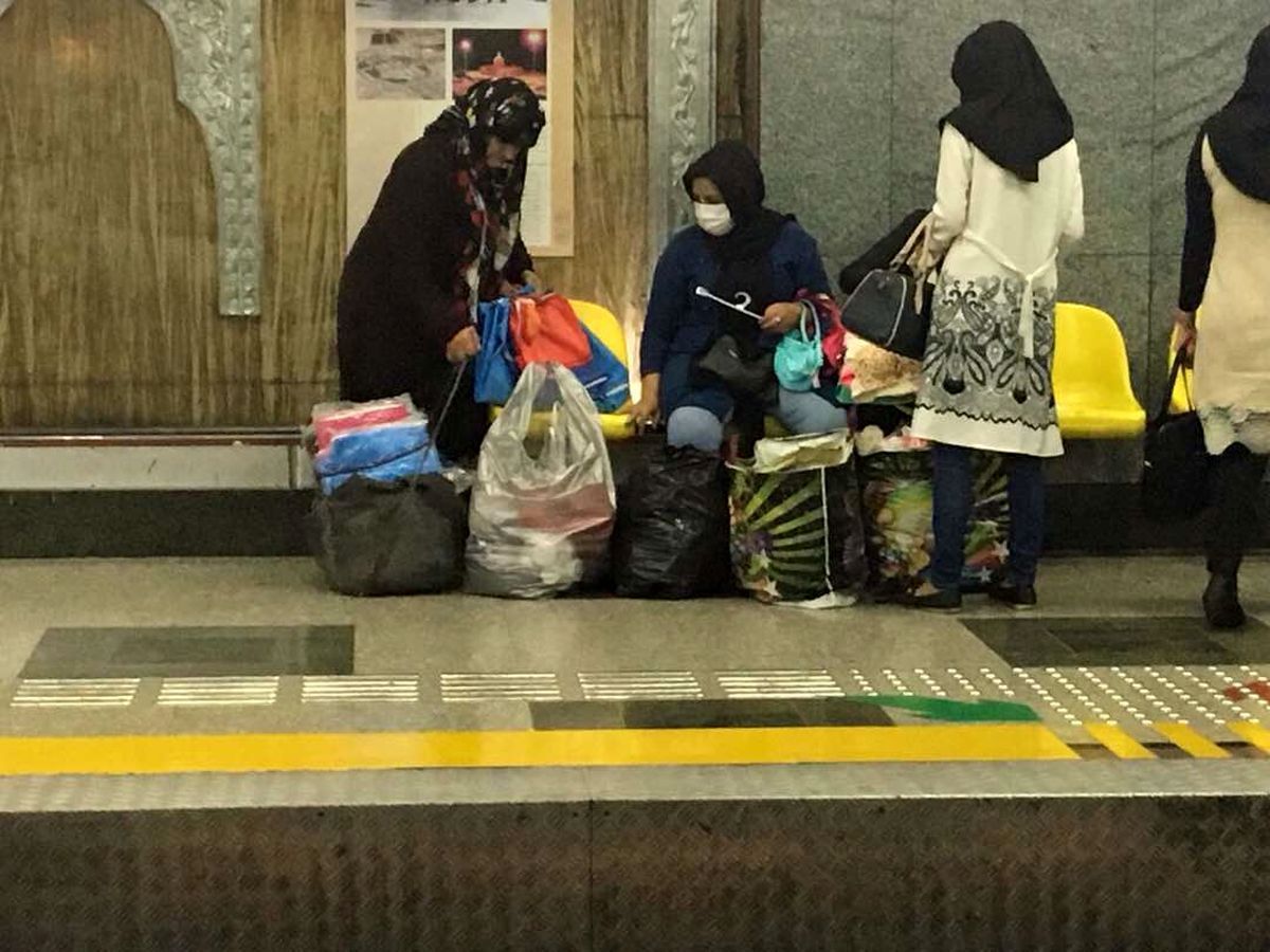 آماری عجیب از دستفروشان متروی تهران