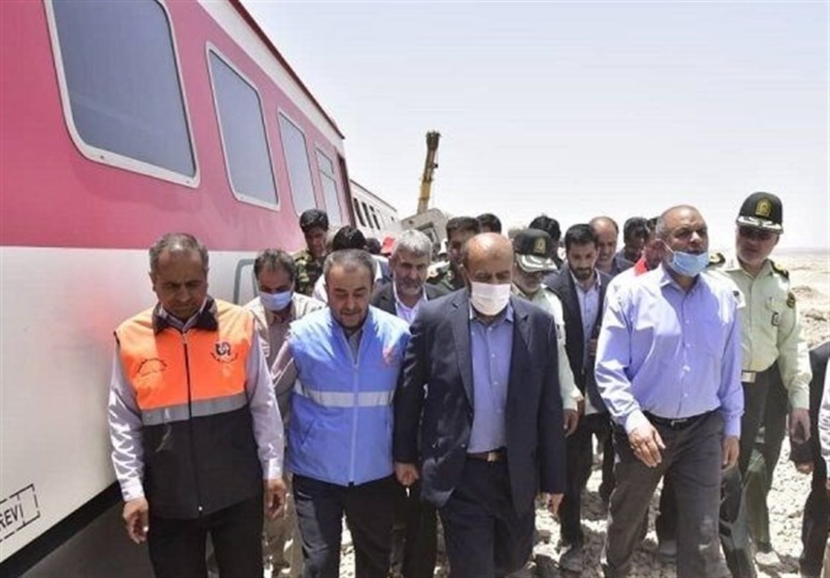 وزیر راه: سانحه قطار مشهد-یزد بر اساس تصادم بود