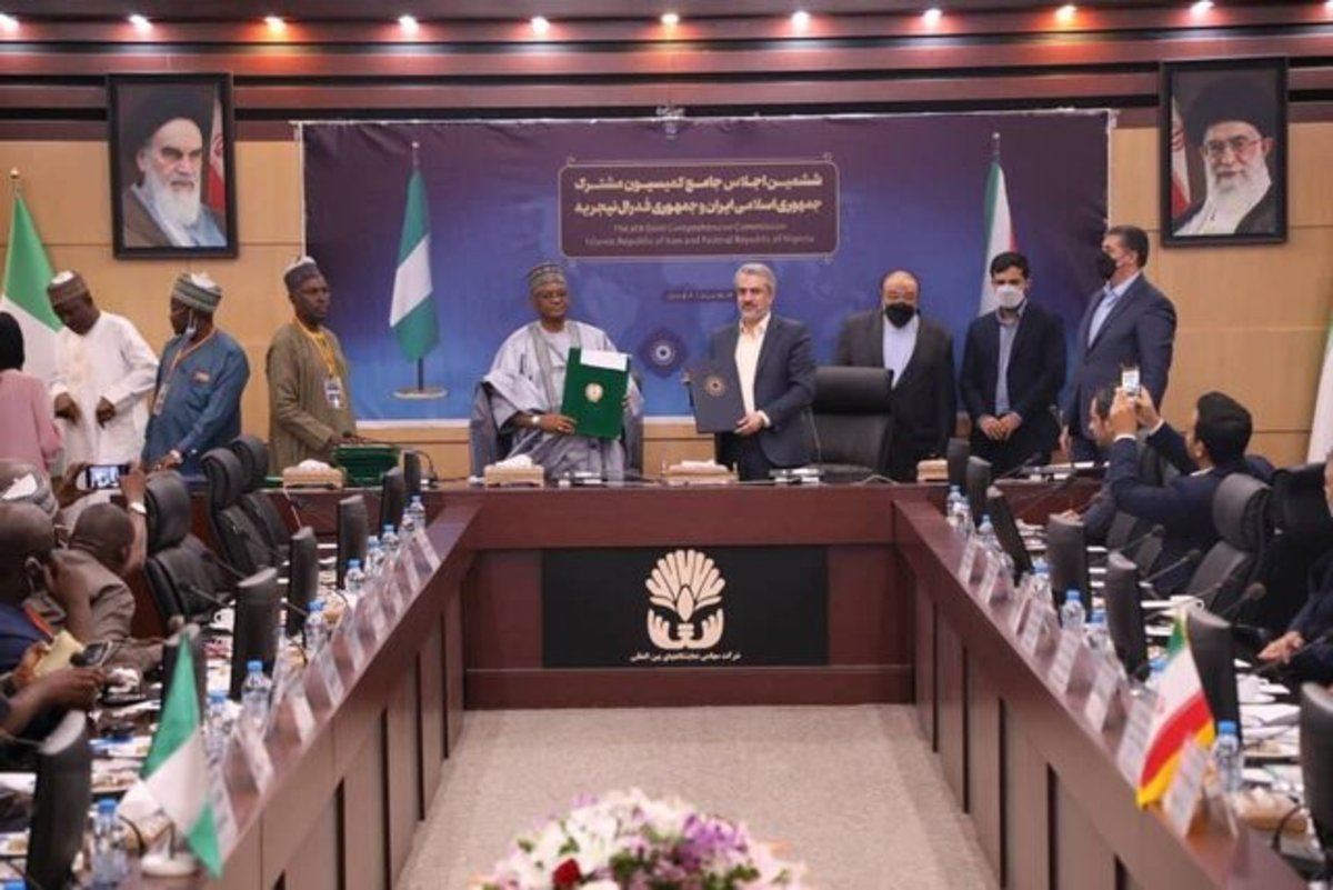 امضای ۹ یادداشت تفاهم همکاری بین ایران و نیجریه