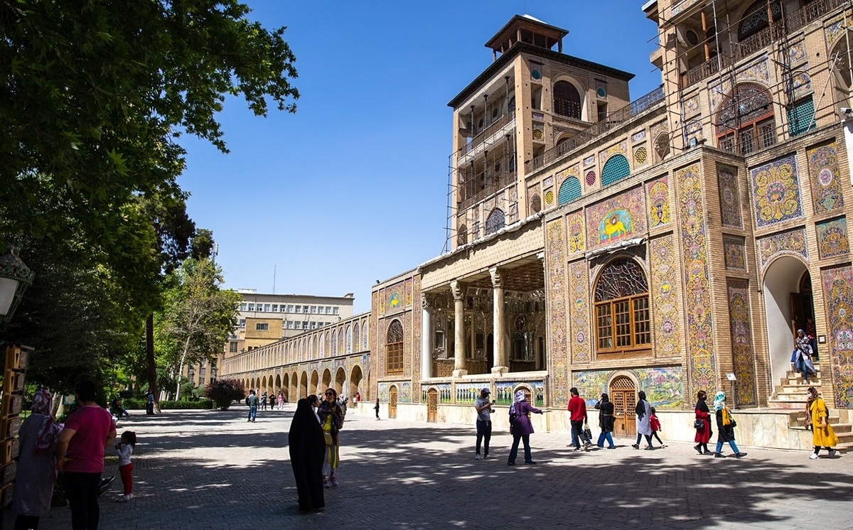 تصاویر| بازدید گردشگران از کاخ گلستان