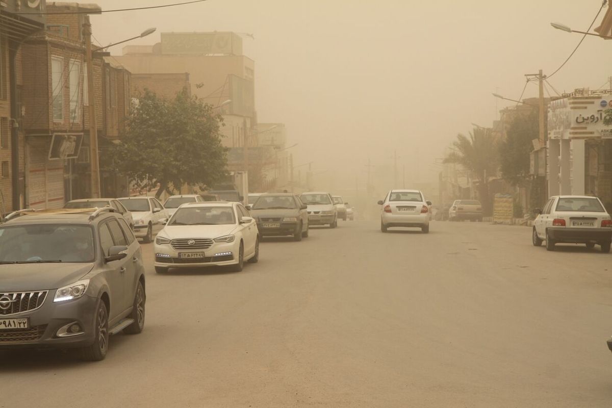 آلودگی شدید هوا در قصرشیرین