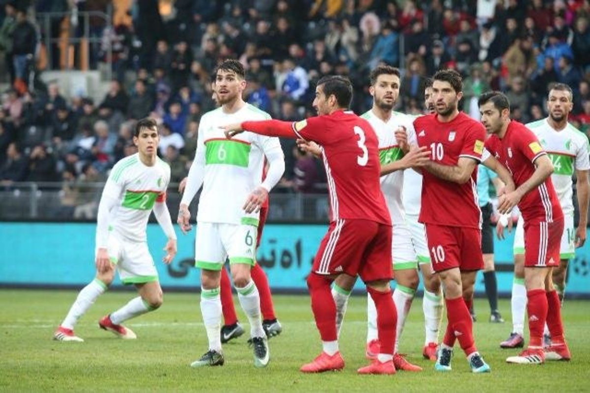 زمان بازی ایران و الجزایر مشخص شد